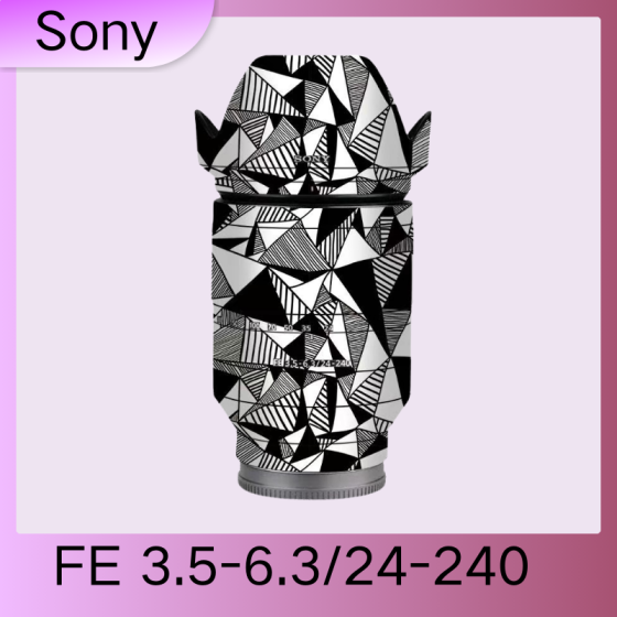 Lentes Sony FE24-240F3.5-6.3  - Pele câmera, adesivo câmera - com alta resistência a arranhões, à prova d'água e com design elegante.